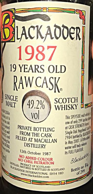 Macallan 1987 BA