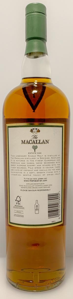Macallan The Estate Oak