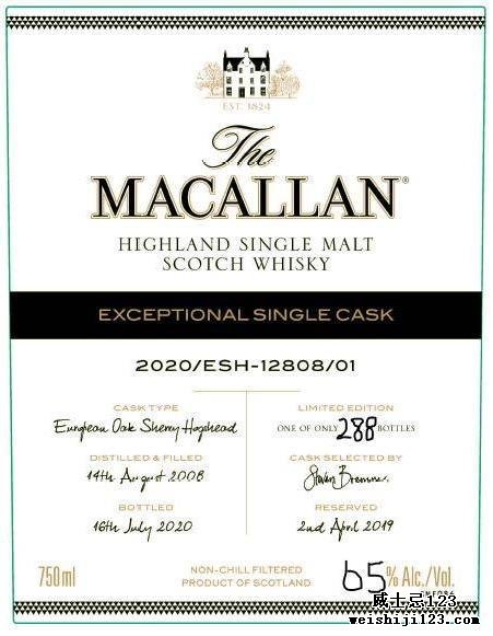 Macallan 2020/ESH-12808/01