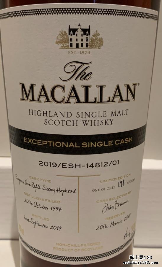 Macallan 2019/ESH–14812/01