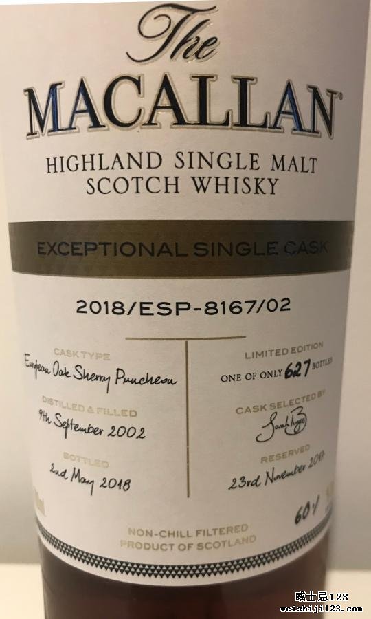 Macallan 2018/ESP-8167/02