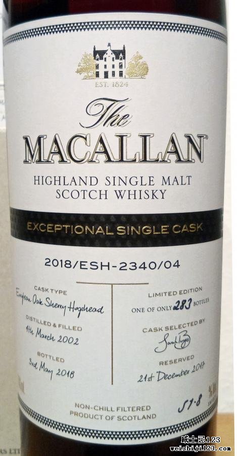 Macallan 2018/ESH-2340/04