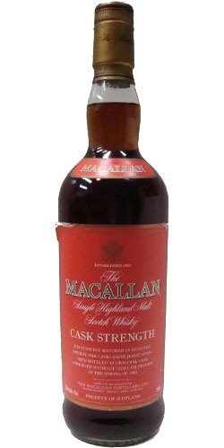 Macallan Cask Strength