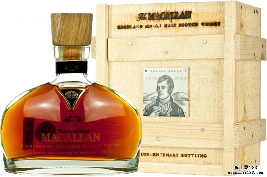 Macallan Burns Celebratory Bottling