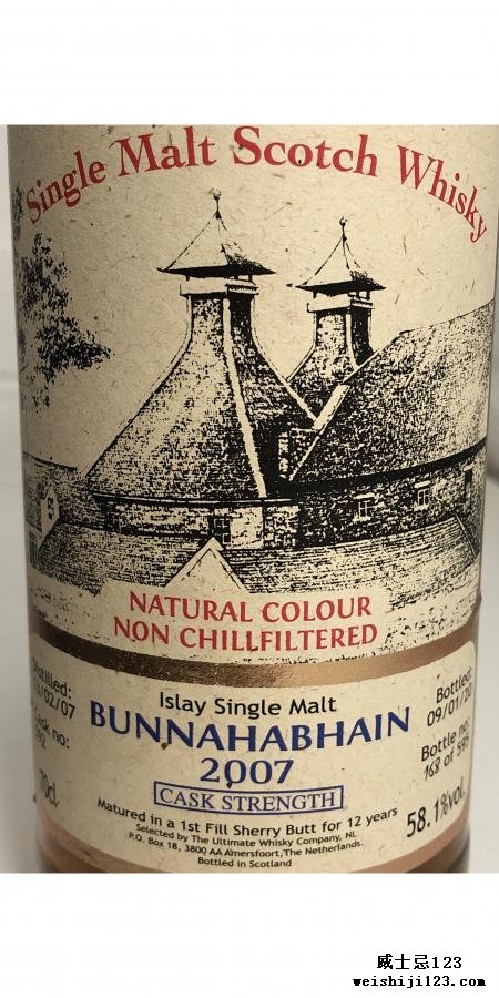 Bunnahabhain 2007 vW