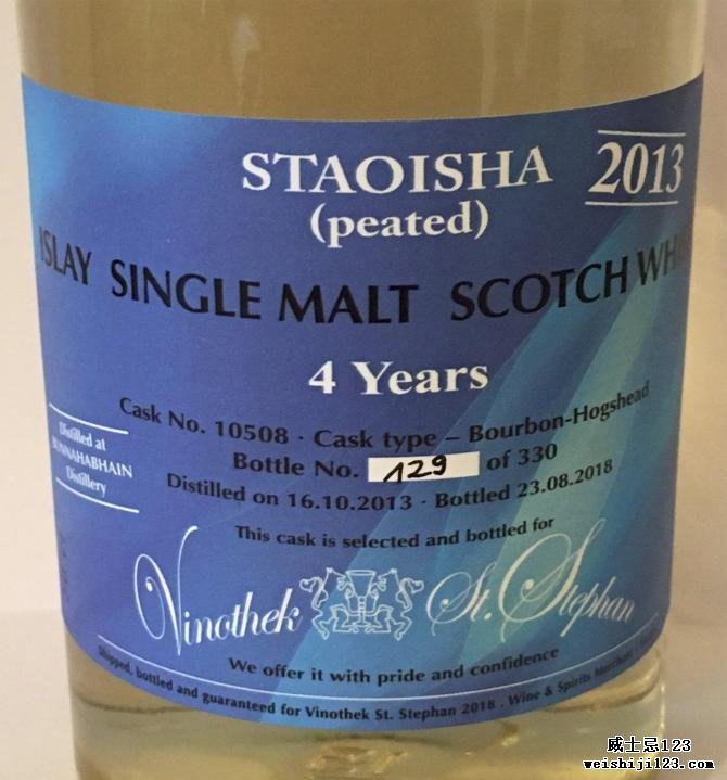 Bunnahabhain 2013 - Staoisha