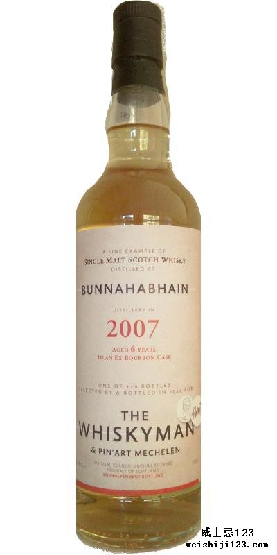 Bunnahabhain 2007 TWhm