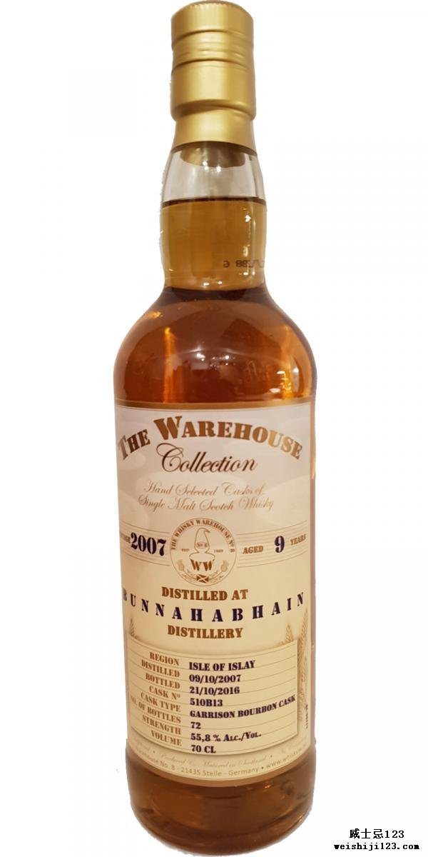 Bunnahabhain 2007 WW8