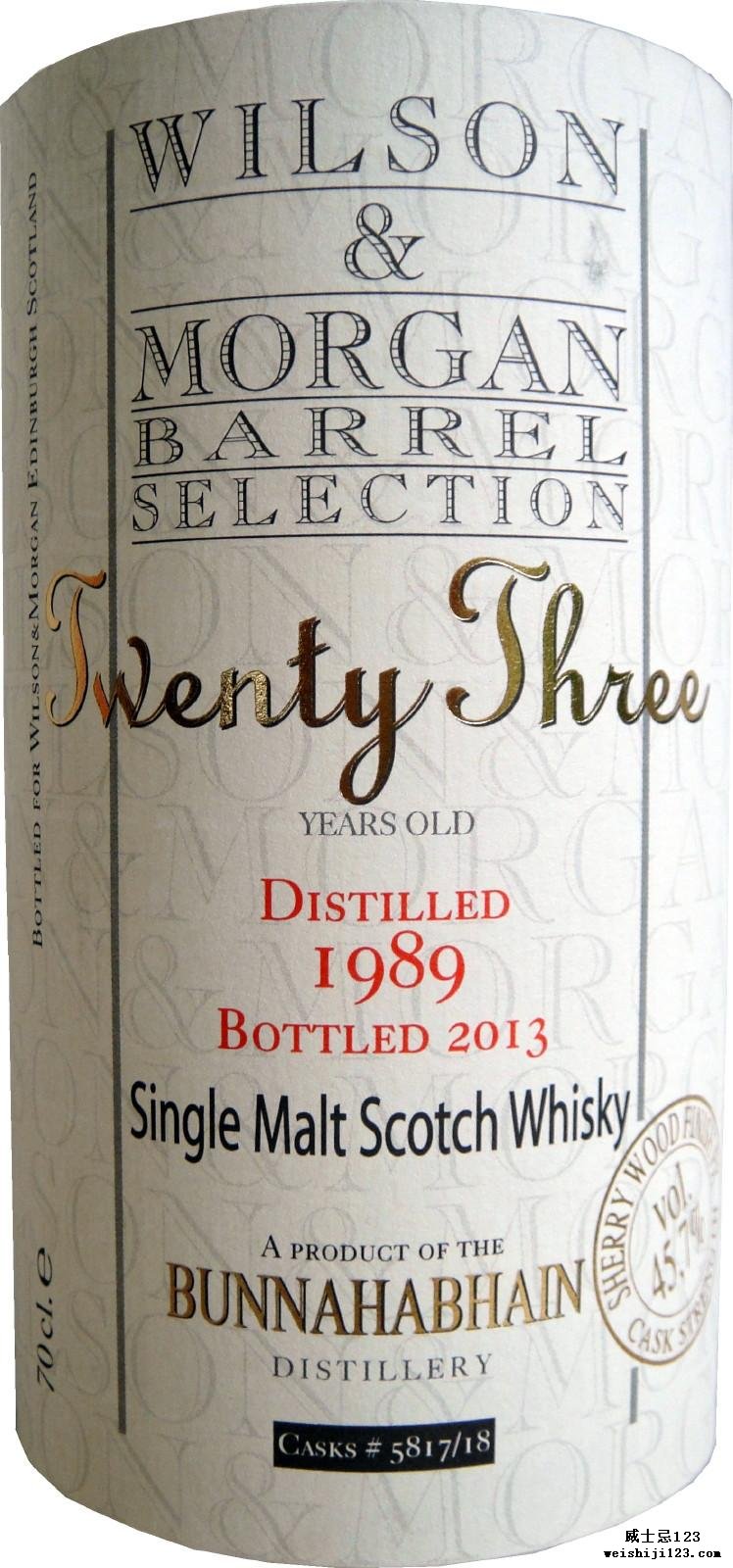 Bunnahabhain 1989 WM