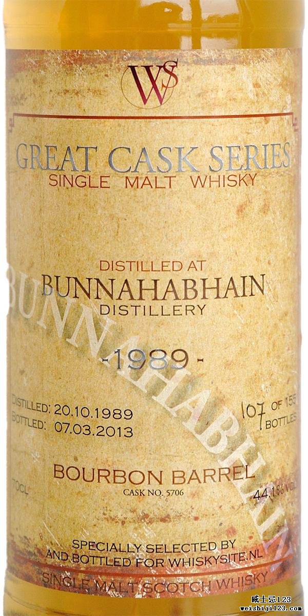 Bunnahabhain 1989 WS