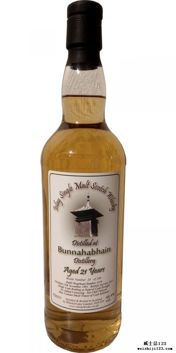 Bunnahabhain 1991 WhB