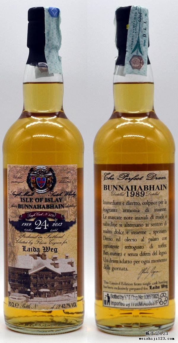 Bunnahabhain 1989 WhB