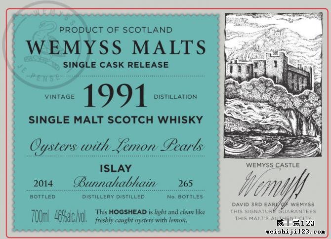 Bunnahabhain 1991 Wy