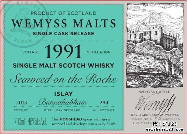 Bunnahabhain 1991 Wy