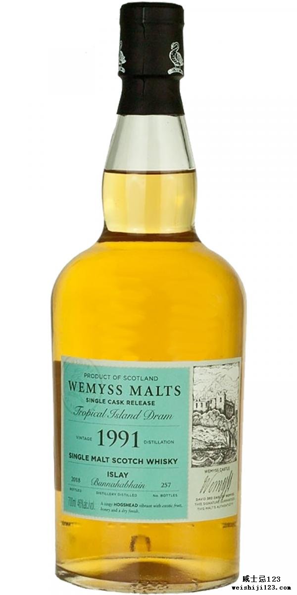 Bunnahabhain 1991 Wy