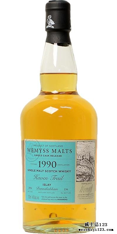 Bunnahabhain 1990 Wy