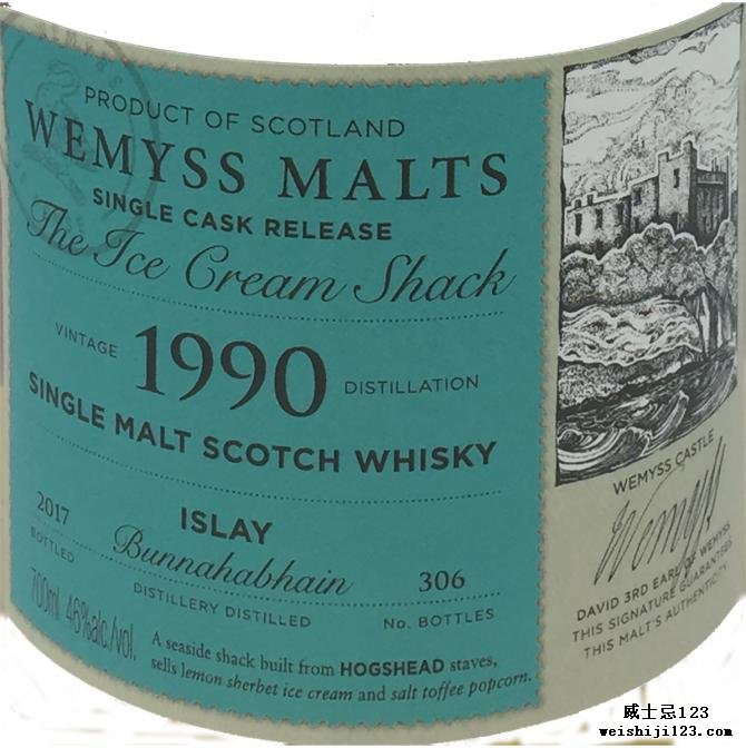 Bunnahabhain 1990 Wy