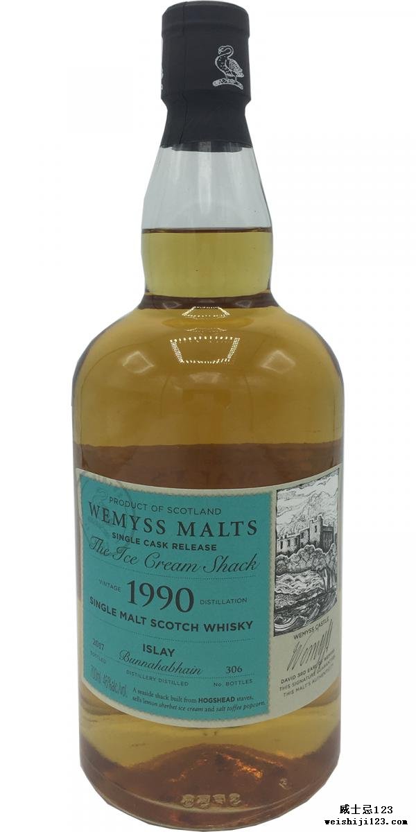 Bunnahabhain 1990 Wy