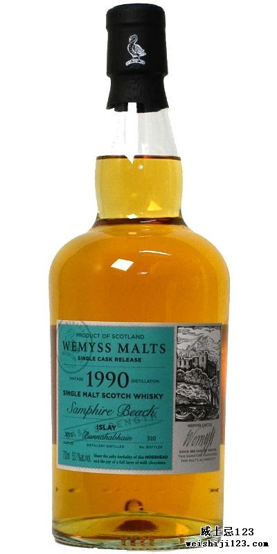 Bunnahabhain 1990 Wy