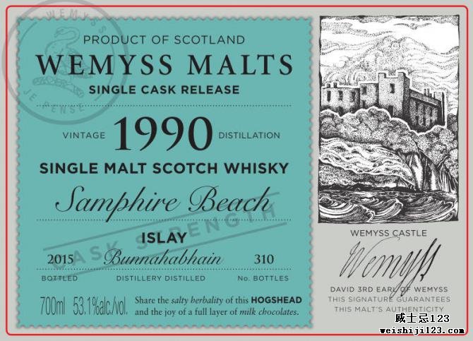 Bunnahabhain 1990 Wy