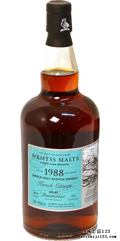 Bunnahabhain 1988 Wy