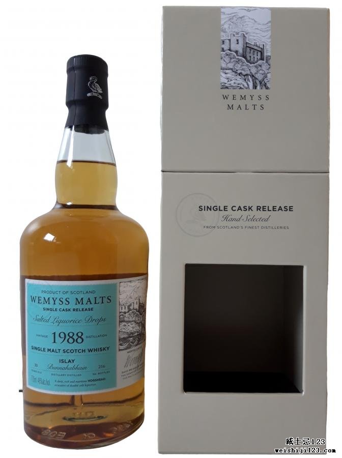 Bunnahabhain 1988 Wy