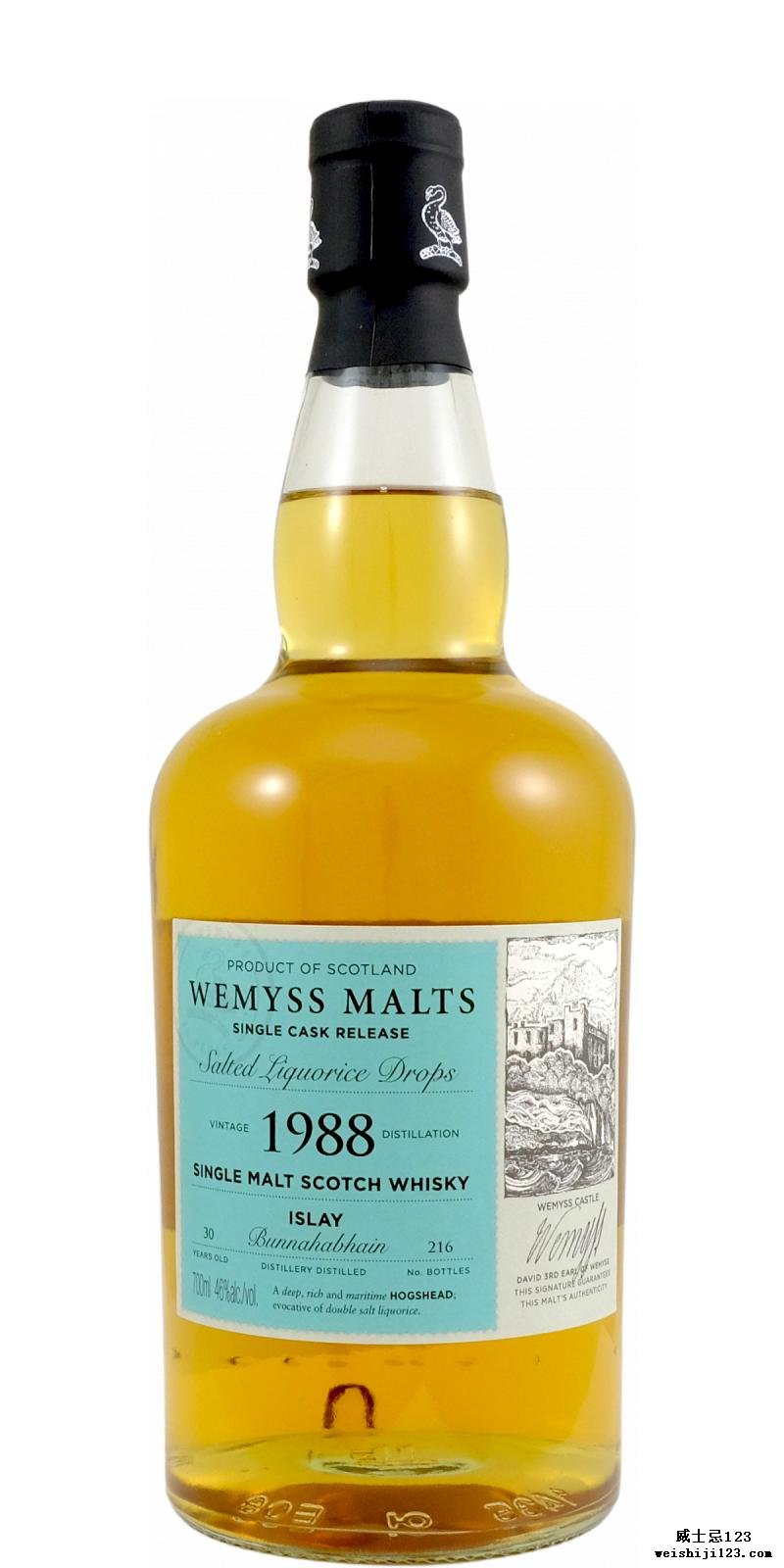 Bunnahabhain 1988 Wy