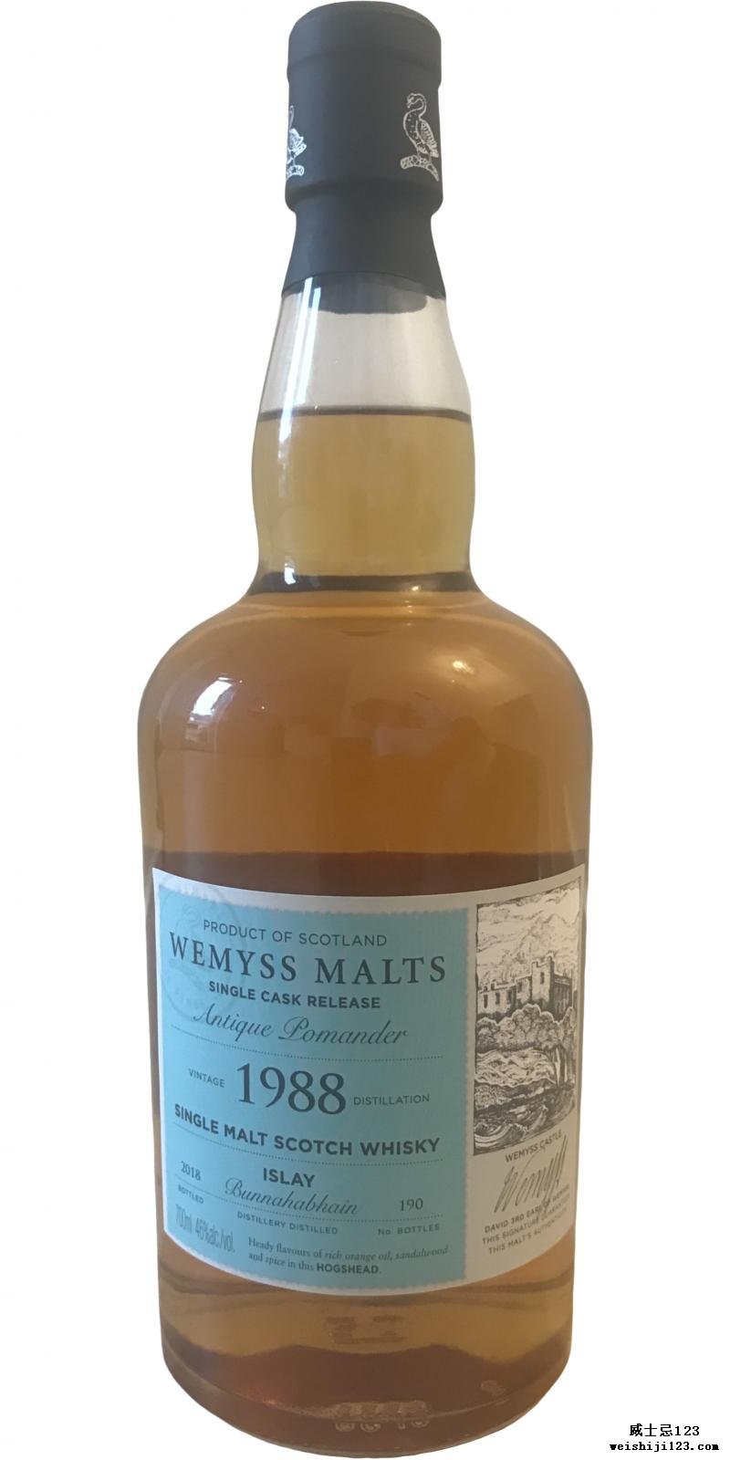 Bunnahabhain 1988 Wy