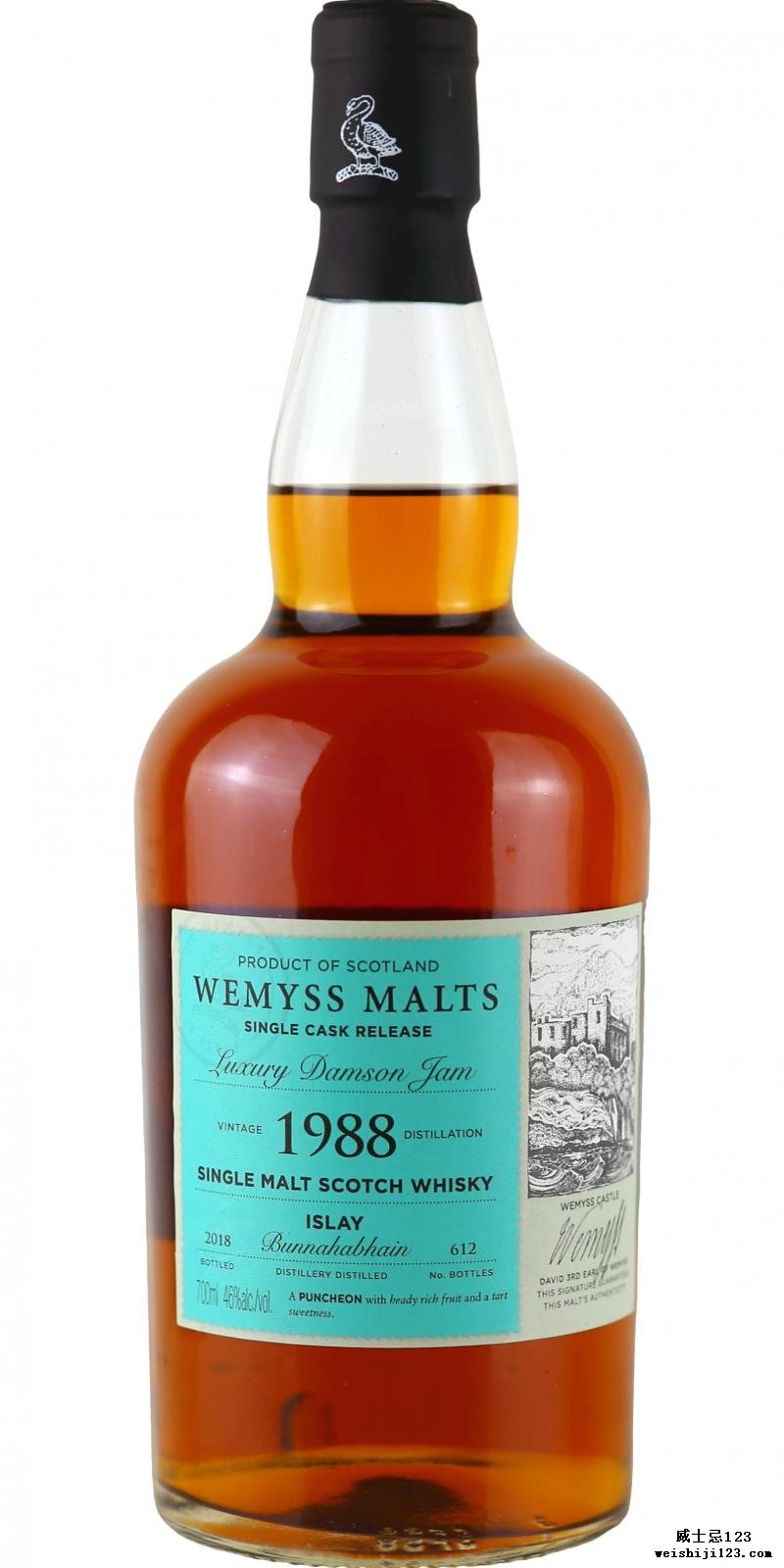 Bunnahabhain 1988 Wy