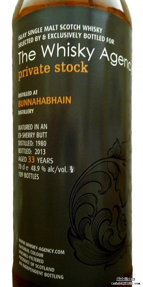 Bunnahabhain 1980 TWA