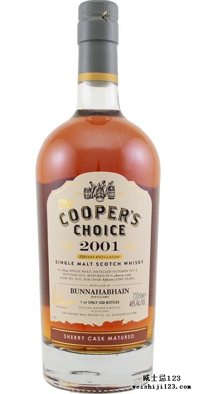 Bunnahabhain 2001 VM