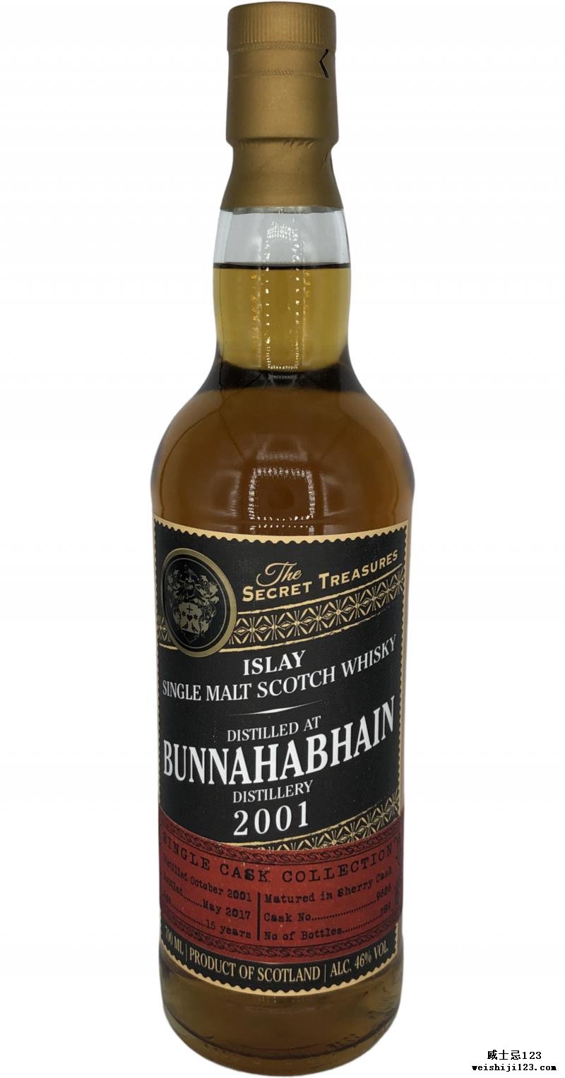 Bunnahabhain 2001 ST