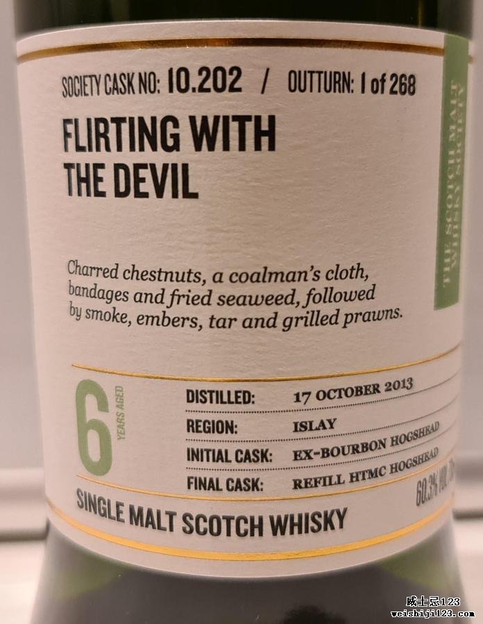 Bunnahabhain 2013 SMWS 10.202