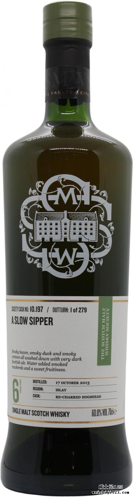 Bunnahabhain 2013 SMWS 10.197