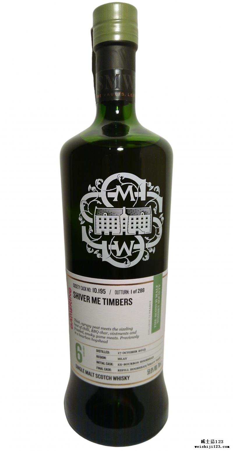 Bunnahabhain 2013 SMWS 10.195