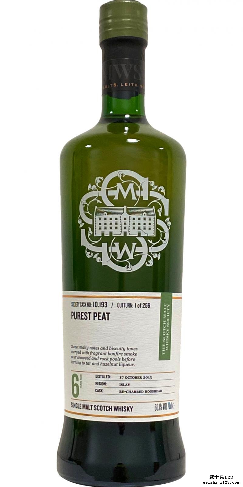 Bunnahabhain 2013 SMWS 10.193