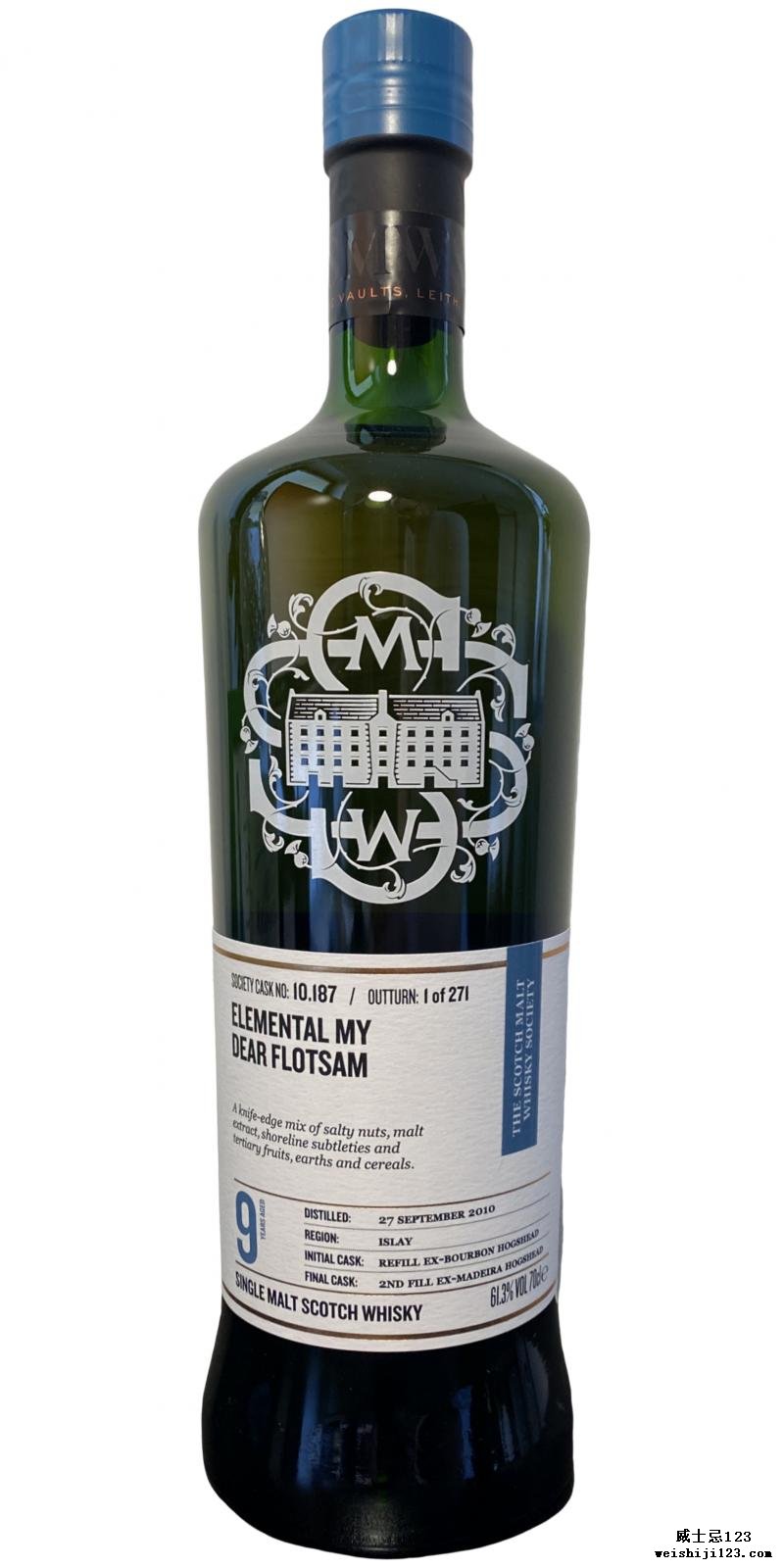 Bunnahabhain 2010 SMWS 10.187