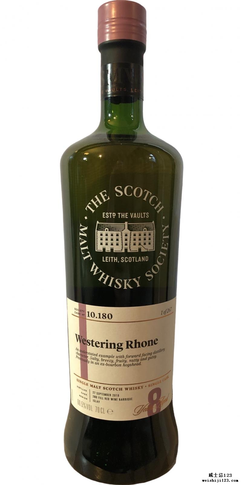 Bunnahabhain 2010 SMWS 10.180