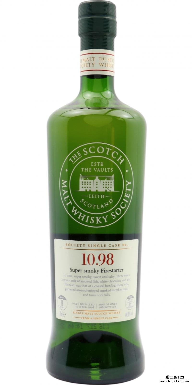 Bunnahabhain 2008 SMWS 10.98