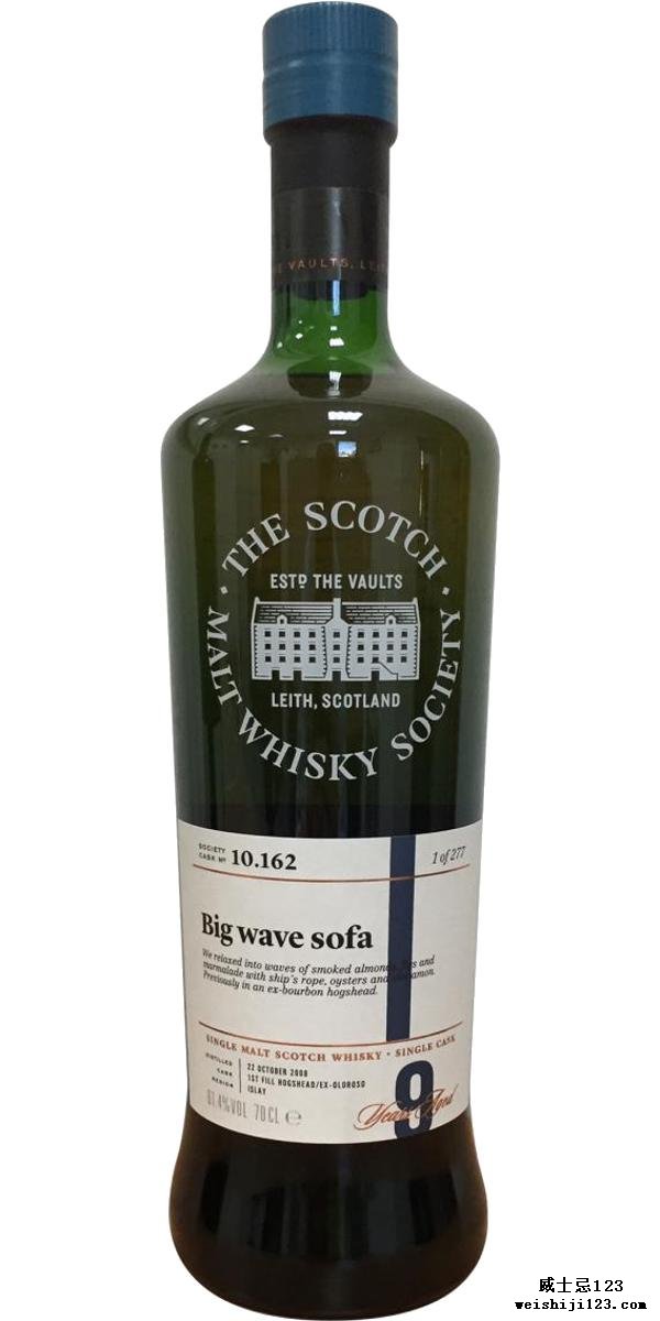 Bunnahabhain 2008 SMWS 10.162