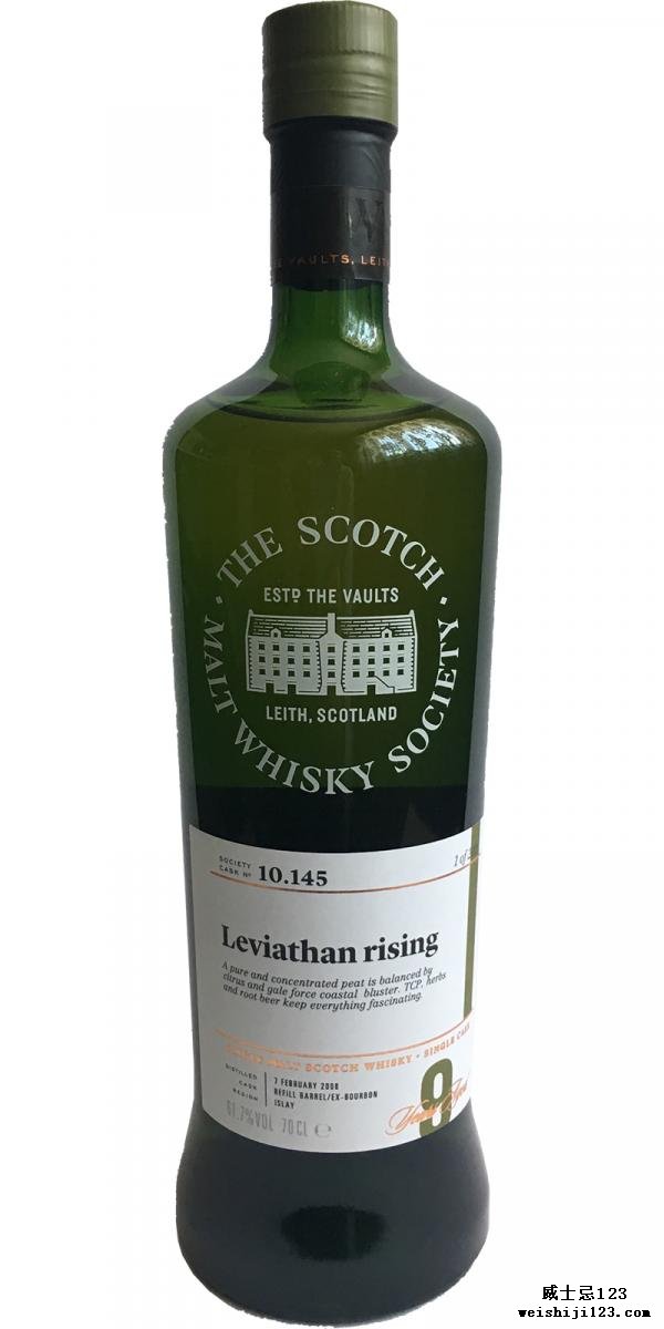 Bunnahabhain 2008 SMWS 10.145