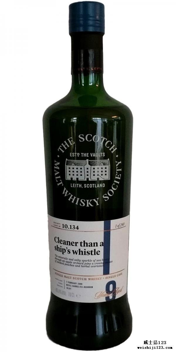 Bunnahabhain 2008 SMWS 10.134