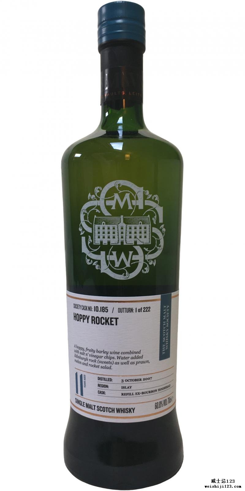 Bunnahabhain 2007 SMWS 10.185