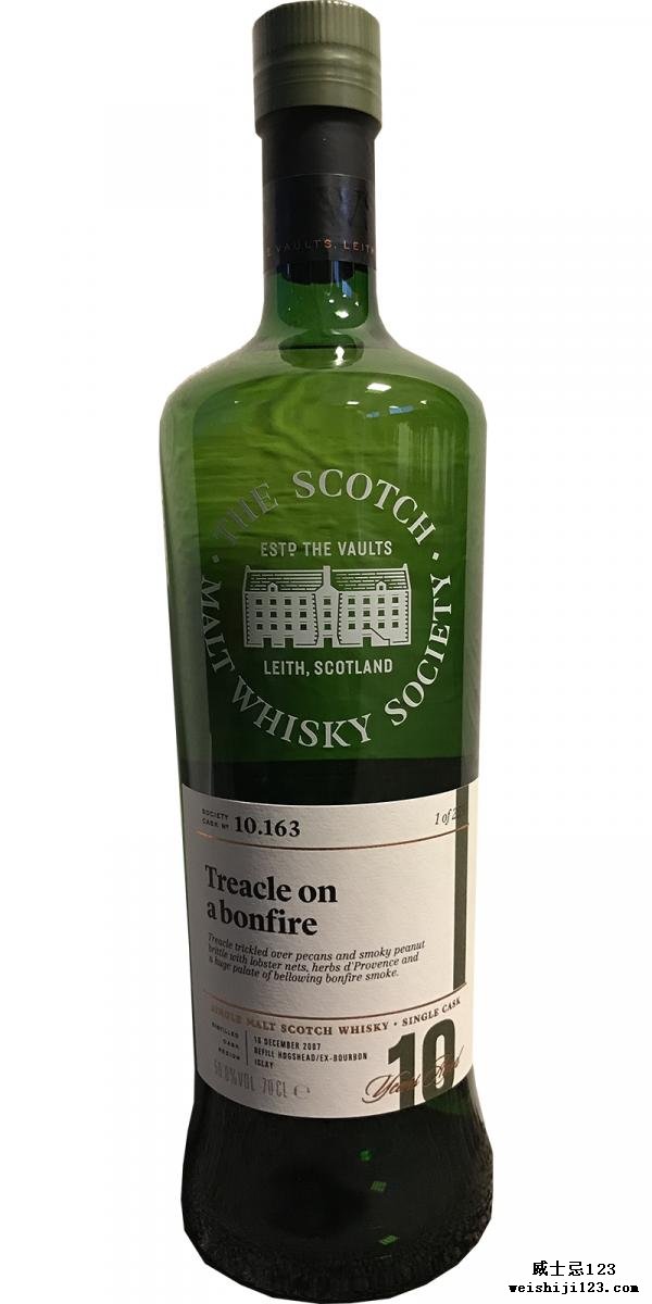 Bunnahabhain 2007 SMWS 10.163