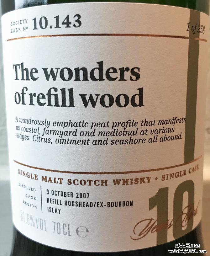 Bunnahabhain 2007 SMWS 10.143