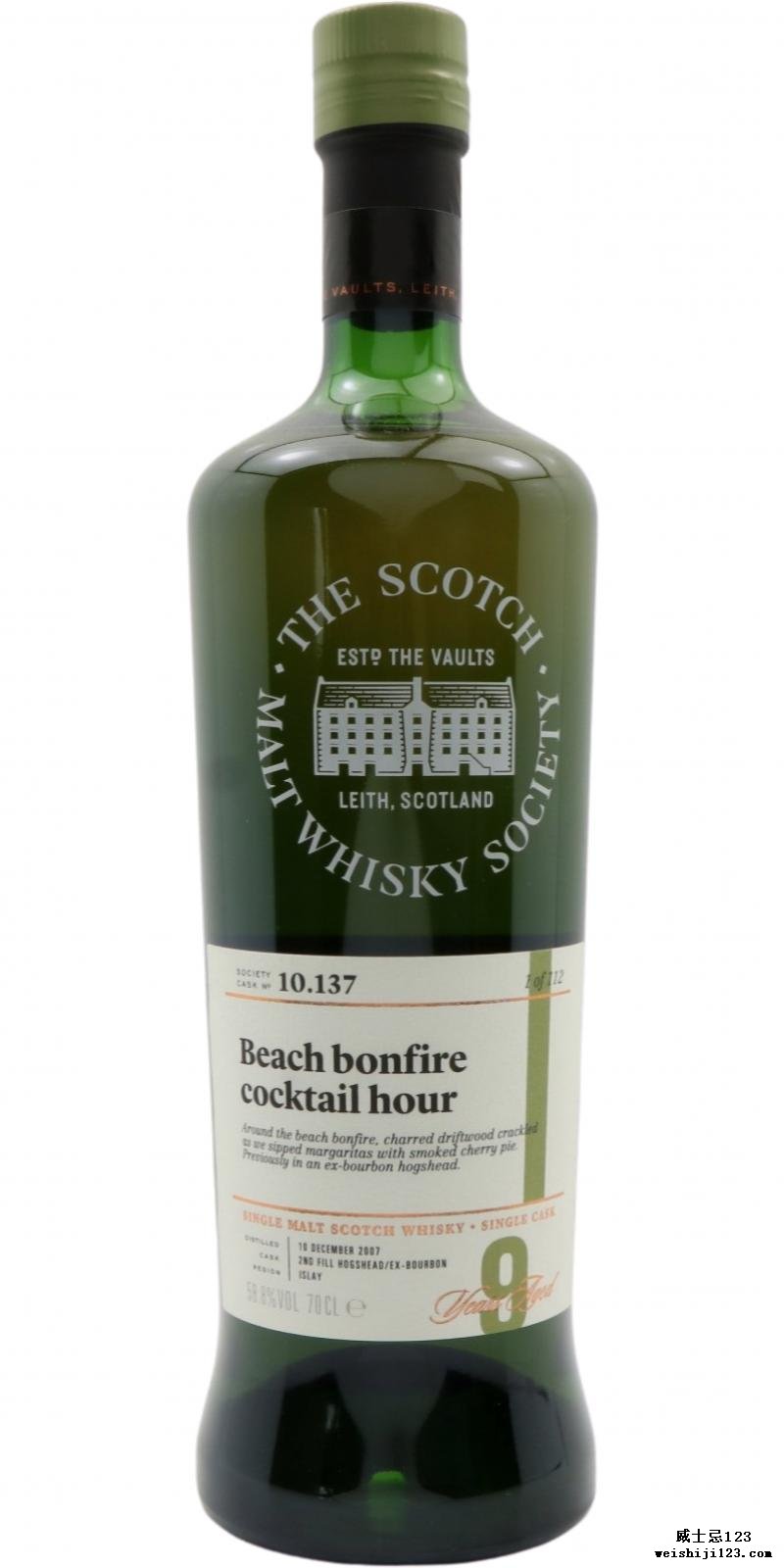 Bunnahabhain 2007 SMWS 10.137