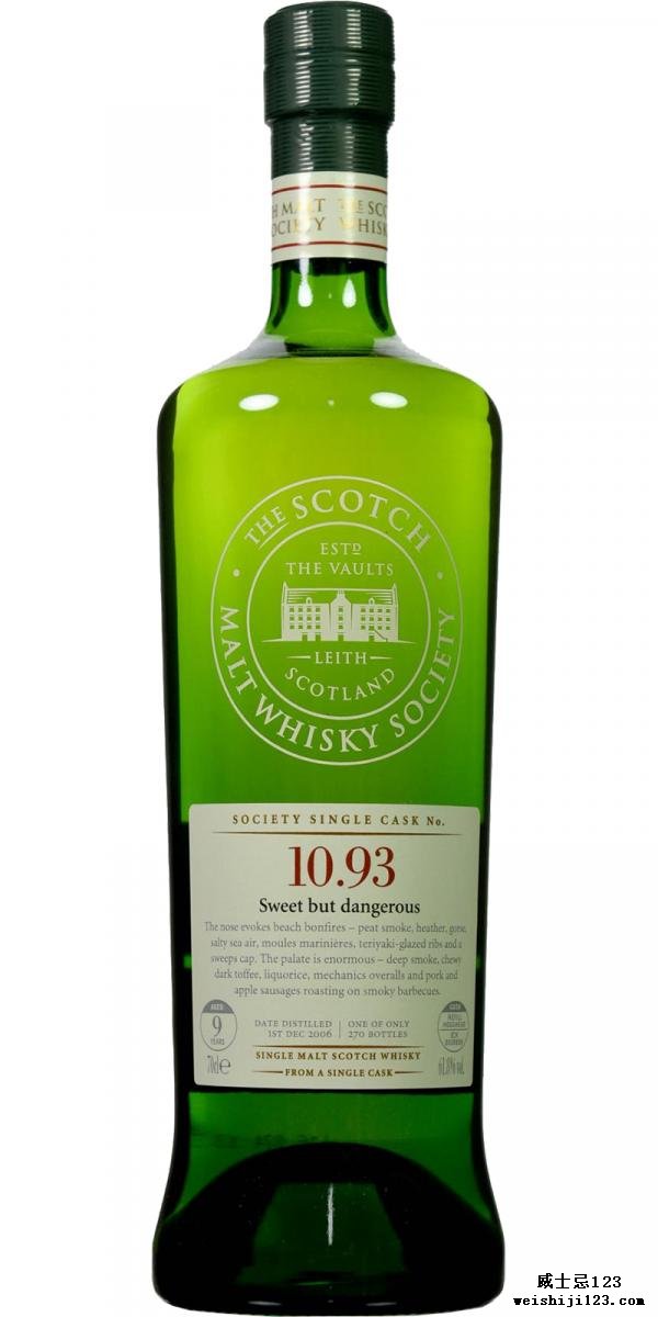 Bunnahabhain 2006 SMWS 10.93