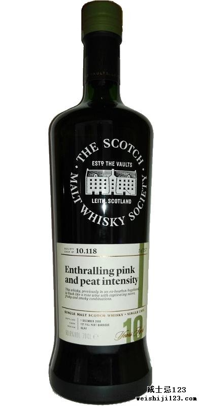 Bunnahabhain 2006 SMWS 10.118