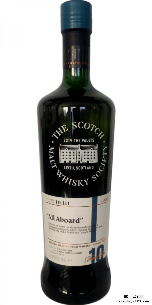 Bunnahabhain 2006 SMWS 10.111