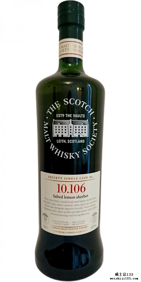 Bunnahabhain 2006 SMWS 10.106